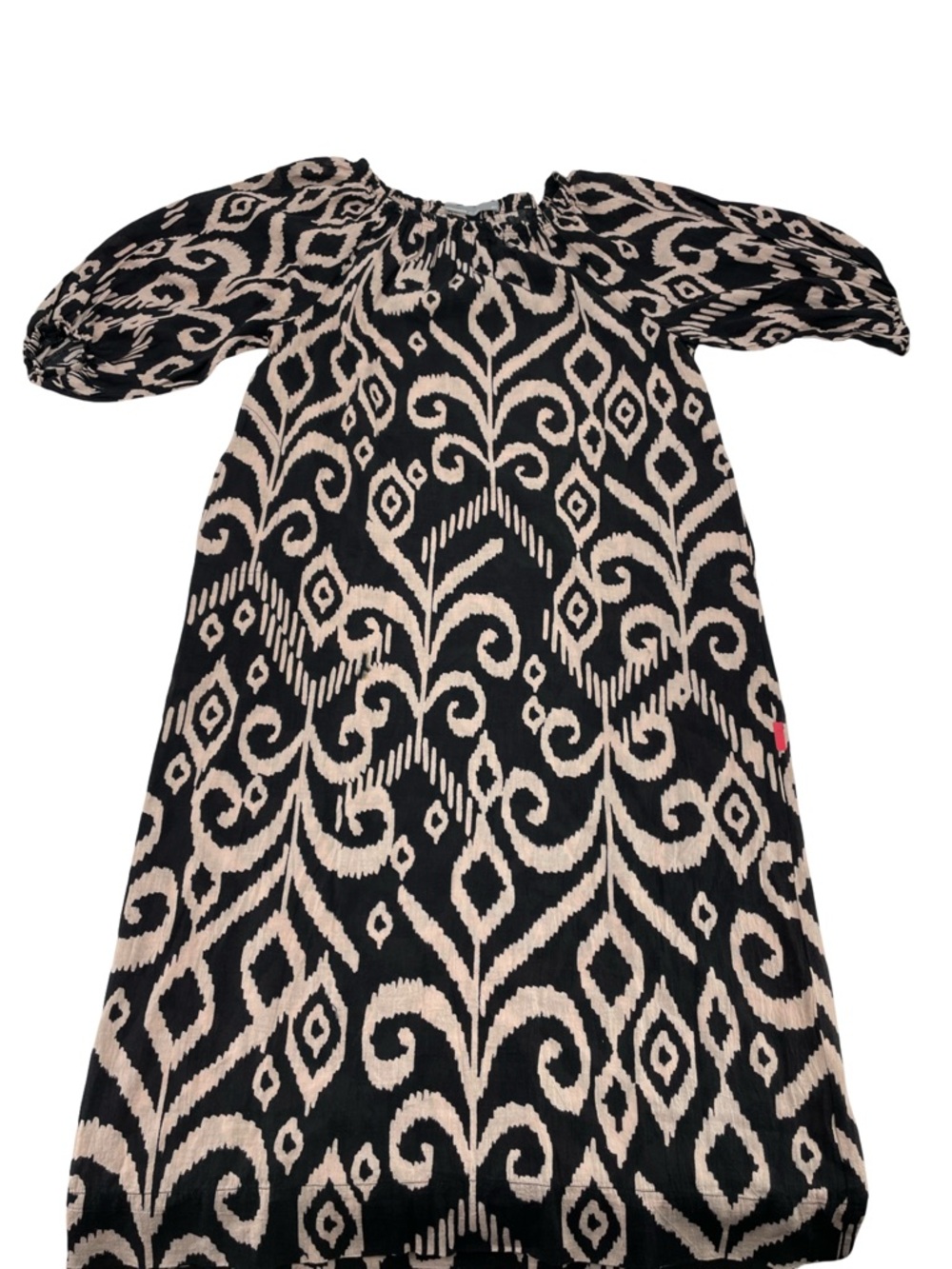 Ocean-Main Los Angeles  Women's Medium Sleeve Dress Size M Tan/Black NWOT